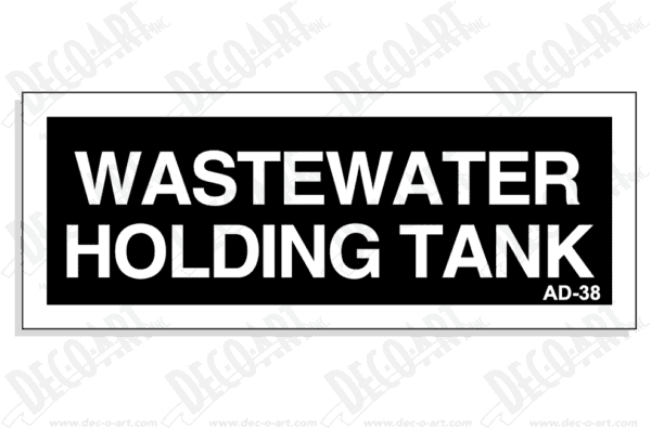 AD-38: Wastewater holding tank. Pack of 100.