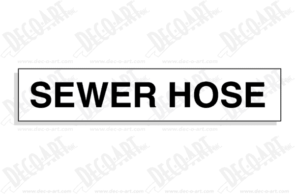 AD-48: Sewer hose. Pack of 100.