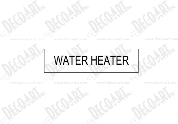 BS-90: Water heater. 10 per sheet. Pack of 100.