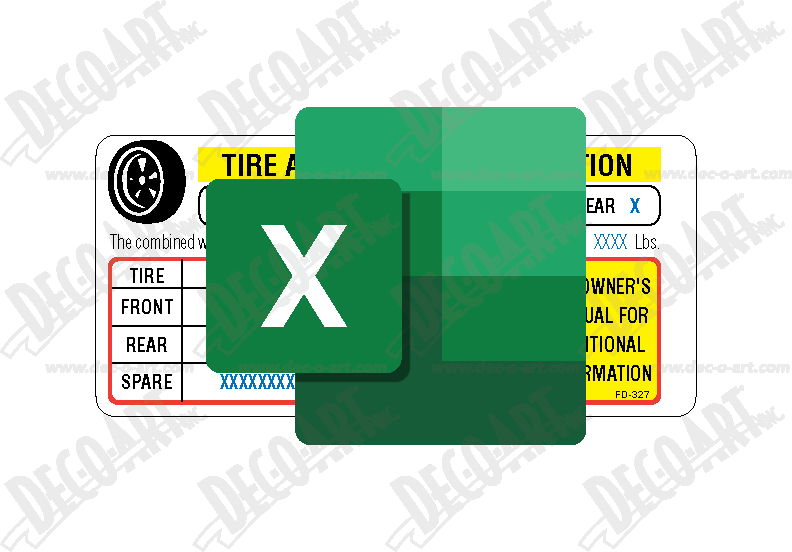 FD-327T template for imprinting variable data for FD-327