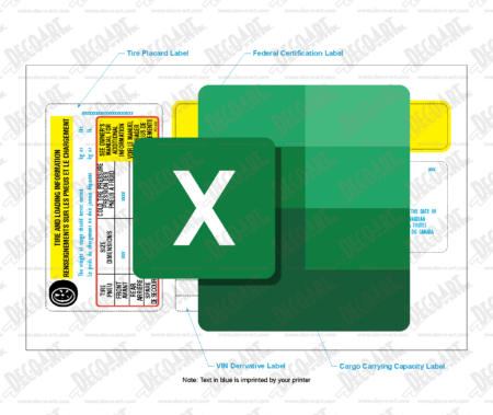 FD-332T template for imprinting non-motorized variable data for FD-332