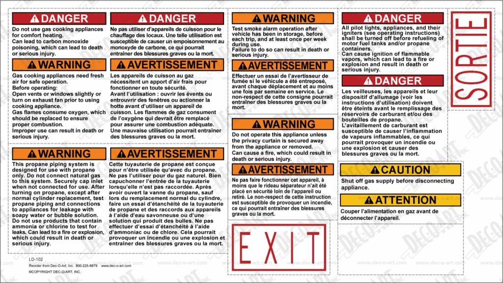 Mandatory Label Information Example Mandatory Label Guide - Dec-O-Art