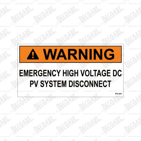 Warning! Emergency High Voltage