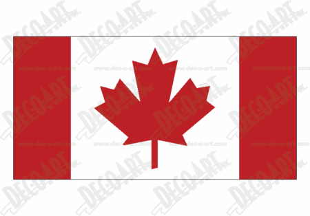 JA-185: Canadian Flag. Pack of 100.