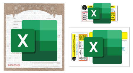 Templates for Imprinting Labels